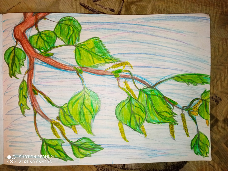 Детский рисунок - Ветвь