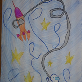 Рисунок "Путешествие по галактике" на конкурс "Конкурс детского рисунка “Таинственный космос - 2018”"