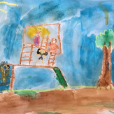 Рисунок "Город моего детства" на конкурс "Конкурс детского рисунка “Города - 2018” вместе с Erich Krause"