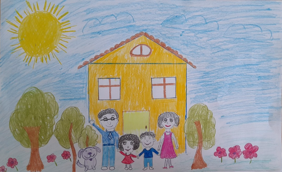 Детский рисунок - Лето - это солнце
