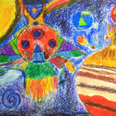 Рисунок "Космические просторы" на конкурс "Конкурс детского рисунка “Таинственный космос - 2018”"