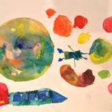 Рисунок "Космический автобус" на конкурс "Конкурс детского рисунка “Таинственный космос - 2018”"