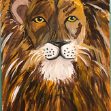 Рисунок "царь зверей  моё любимое животное" на конкурс "Конкурс детского рисунка "Любимое животное - 2018""