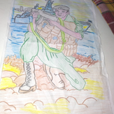 Рисунок "Морской пехотинец"