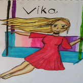 Рисунок "Vika" на конкурс "Конкурс детского рисунка "Персонажи Аниме""