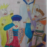 Рисунок "Сказка о царе Салтане"