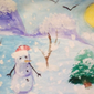 Снеговик в ожидании чуда, Вероника Юрлова, 9 лет
