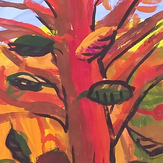 Рисунок "Осенние мотивы" на конкурс "Конкурс творческого рисунка “Свободная тема-2019”"