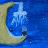 Рисунок "Космические мечты" на конкурс "Конкурс детского рисунка “Таинственный космос - 2022”"