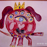 Рисунок "Косомба" на конкурс "Конкурс детского рисунка “Невероятные животные - 2018”"