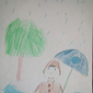 весенний дождь, Алина Пахомова, 5 лет