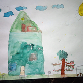 Рисунок "Мой край" на конкурс "Конкурс детского рисунка “Мой родной, любимый край”"