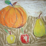 Рисунок "Осенний натюрморт" на конкурс "Конкурс творческого рисунка “Свободная тема-2020”"