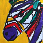 Рисунок "Зебра разноцветная" на конкурс "Конкурс творческого рисунка “Свободная тема-2020”"