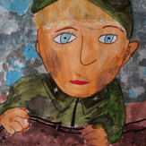 Рисунок "Я смогу помочь" на конкурс "Конкурс детского рисунка “75 лет Великой Победе!”"