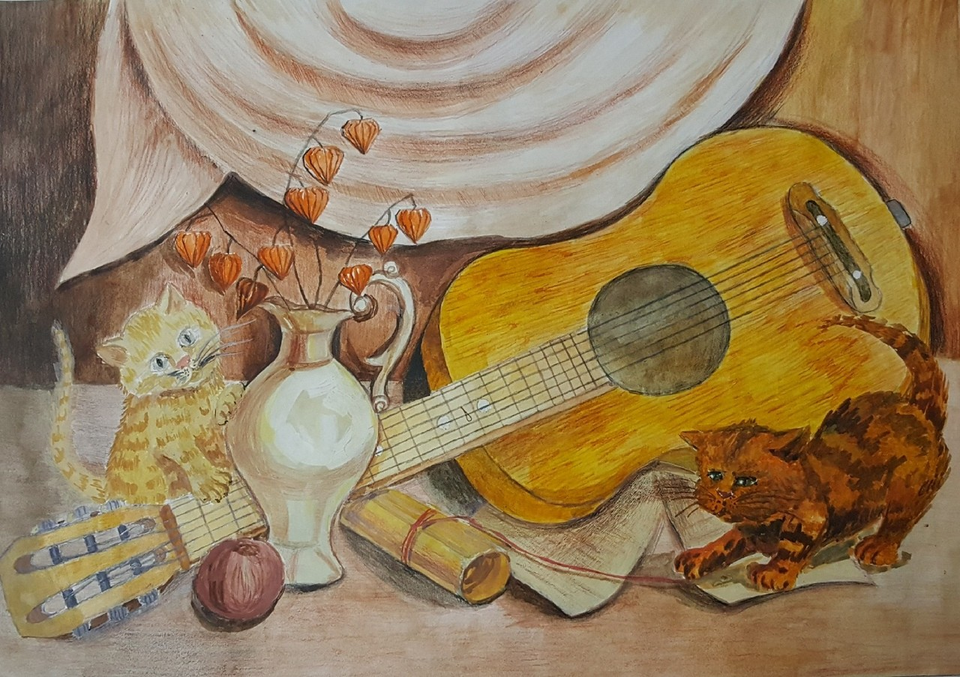 Детский рисунок - Три аккорда