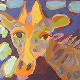Рисунок "Портрет жирафа" на конкурс "Конкурс творческого рисунка “Свободная тема-2020”"