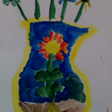 Рисунок "цветочная ваза" на конкурс "Конкурс творческого рисунка “Свободная тема-2020”"