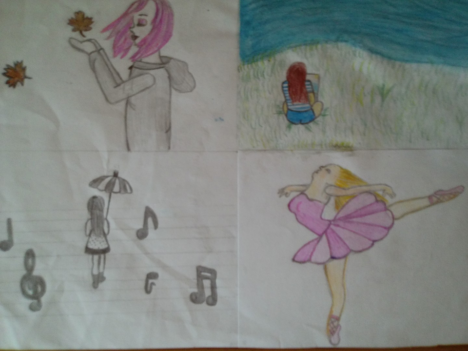 Детский рисунок - ХОББИ для девочки