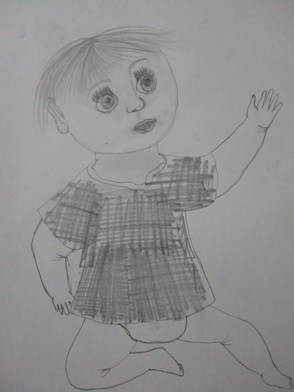 Детский рисунок - Ребенок