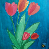 Рисунок "Тюльпаны"