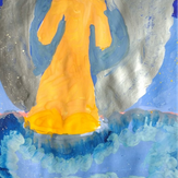 Рисунок "Тайна небес" на конкурс "Конкурс детского рисунка "Рисовашки - 1-6 серии""