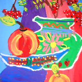 Рисунок "Декоративный натюрморт" на конкурс "Конкурс творческого рисунка “Свободная тема-2019”"