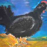 Рисунок "Черная Курица"
