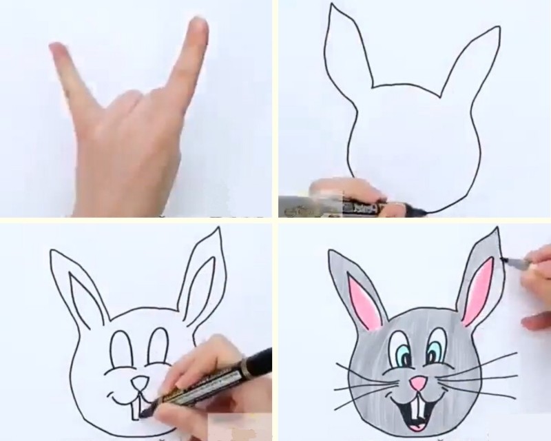 Как рисовать животных пошагово научить ребенка в 5 лет