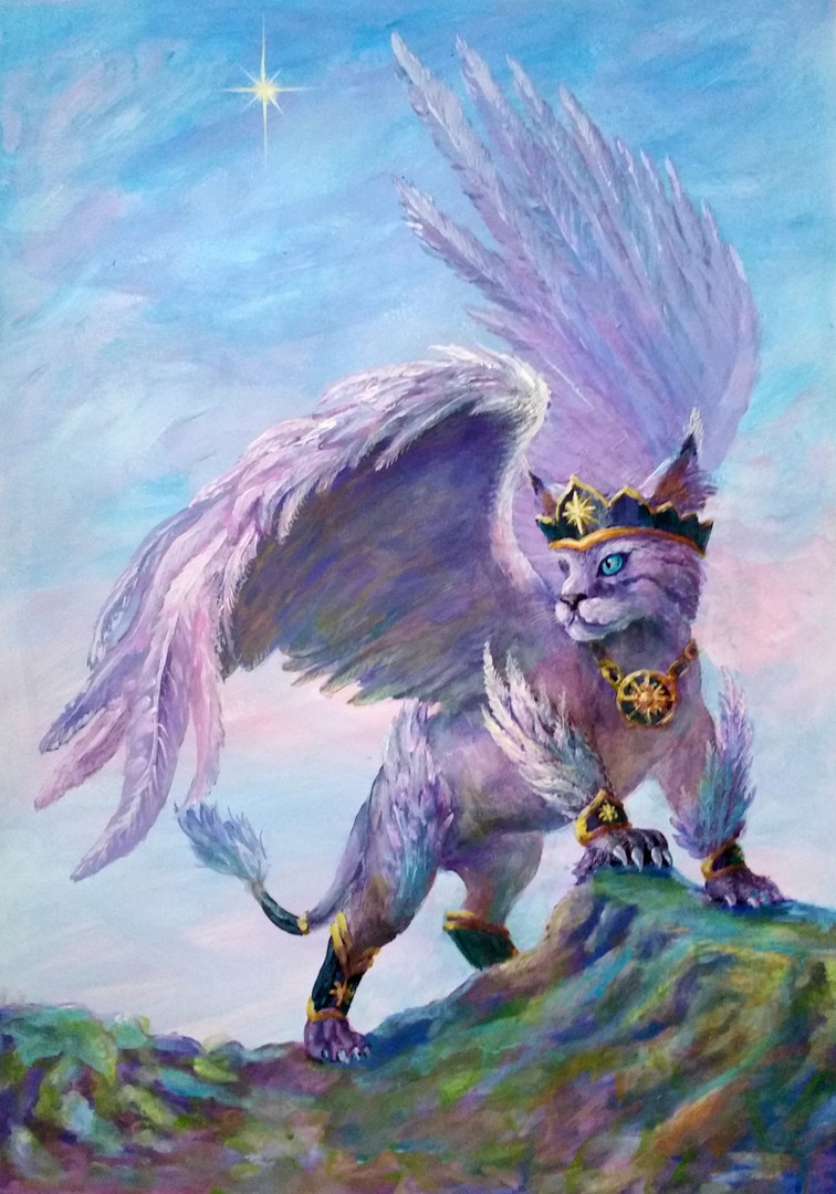 Крылатых голосов. Мифические животные кошки. Мифические кошки с крыльями. Волшебные животные с крыльями. Магические животные с крыльями.