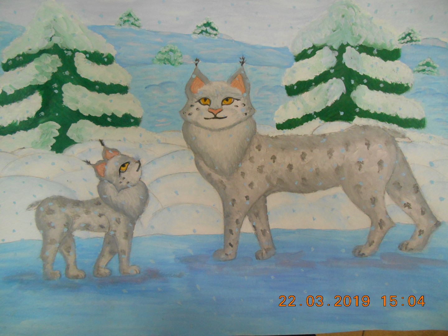 Зимовка животных рисунок