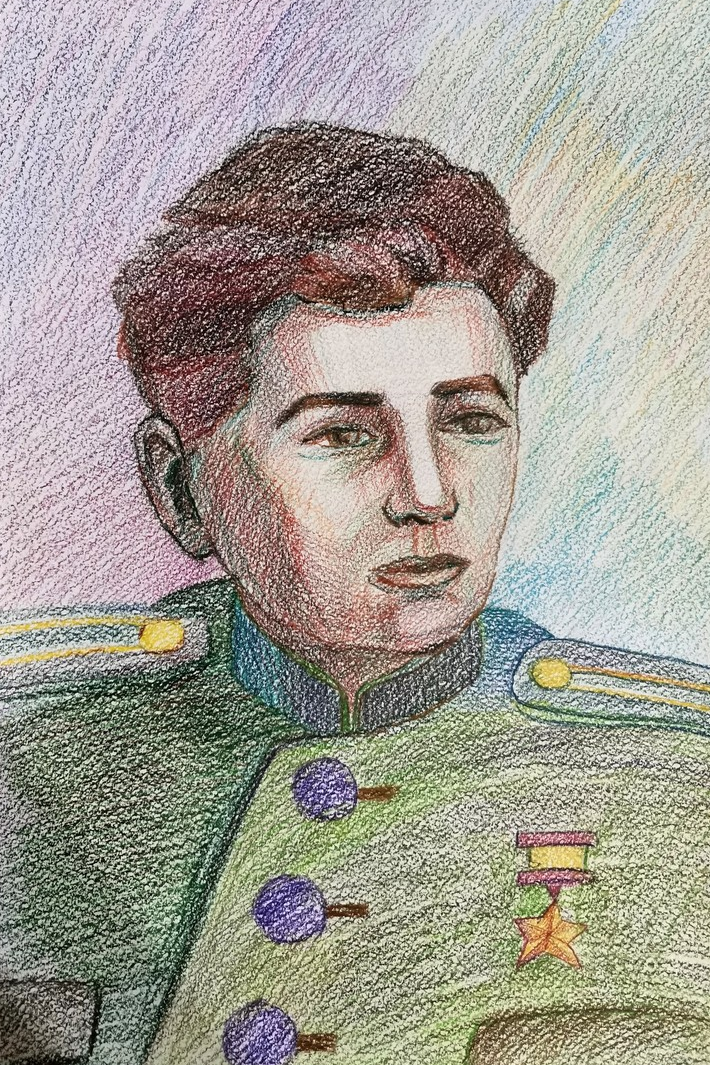 Маресьев летчик рисунок